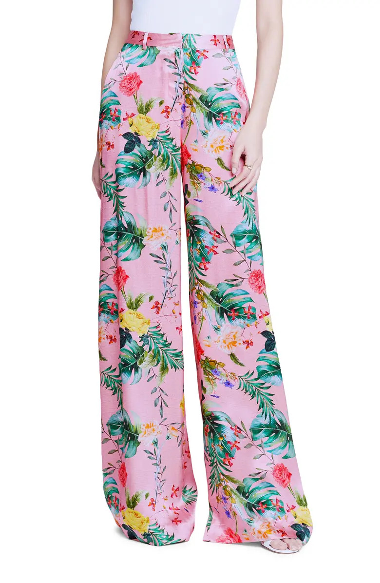 Gavin Wide Leg Silk Pants | Nordstrom