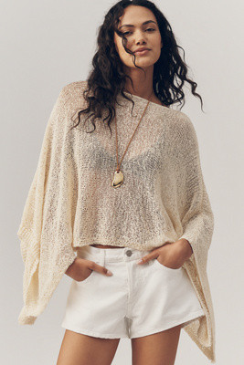 Gauze Knit Poncho | Anthropologie (US)