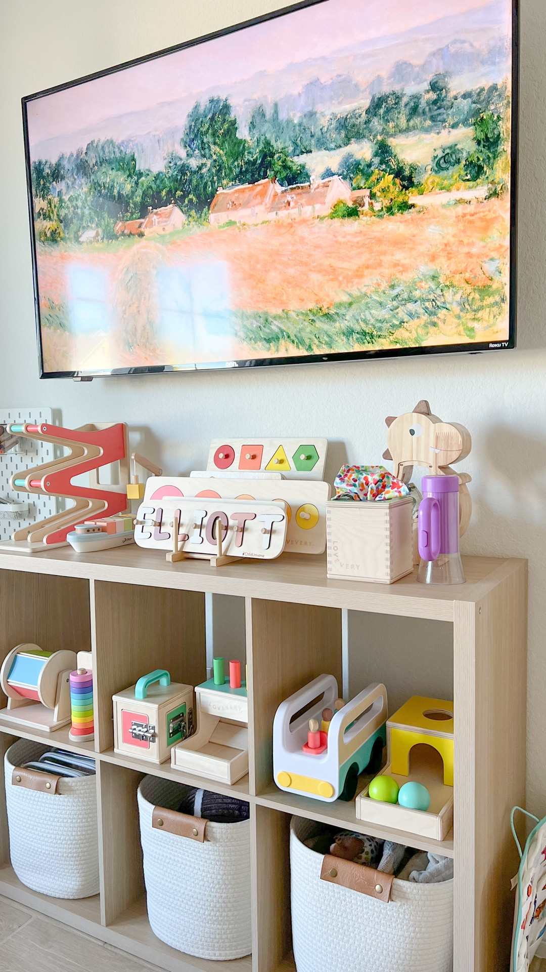 Part four of my organization series.✨ Our son’s playroom closet is reset, books are refresh, cubbies have been labeled, and all the little systems are finally coming together. I’ve been focused on creating a space that’s functional, easy to keep up with, and still beautiful. So this part has felt the most satisfying.

#ltkhome #ltkdecor #ltkfamily #ltkkids #organizationgoals #playroomorganization #closetorganization #kidsroomdecor #homeorganization #momlife #boymomlife #tidyhome #organizedhome #homedecorinspo #playroominspo #kidscloset #toyorganization #bookorganization #functionalhome #aestheticorganization #interiorinspo #familyhome #cleanandcozy #styledhome #storageideas #homedesign #kidsroominspo #momcreator #contentcreator #organizedliving #ikea #target #amazon