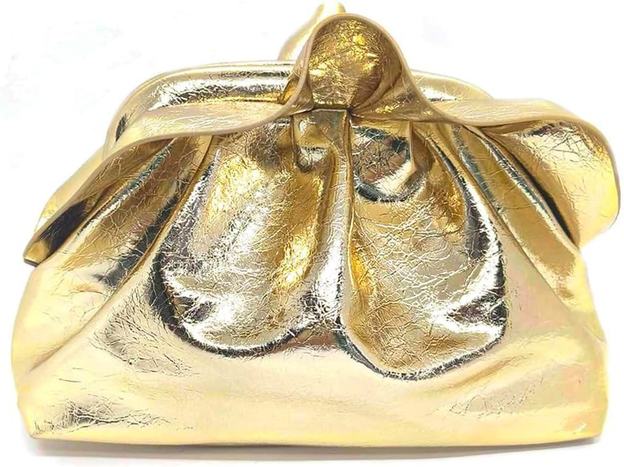 Women's PU Leather Clutch Handbags Ruched Bag Purse Formal Evening Bag Small Elegant Dressy Handb... | Amazon (US)