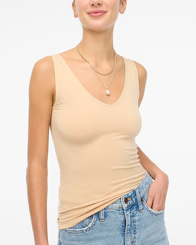 Reversible layering tank top | J.Crew Factory