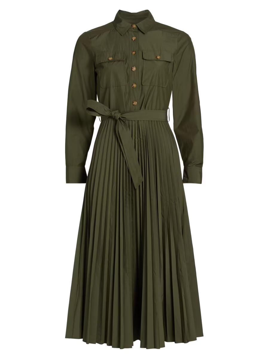 Derek Lam 10 Crosby Kenza Tie-Waist Shirtdress | Saks Fifth Avenue | Saks Fifth Avenue