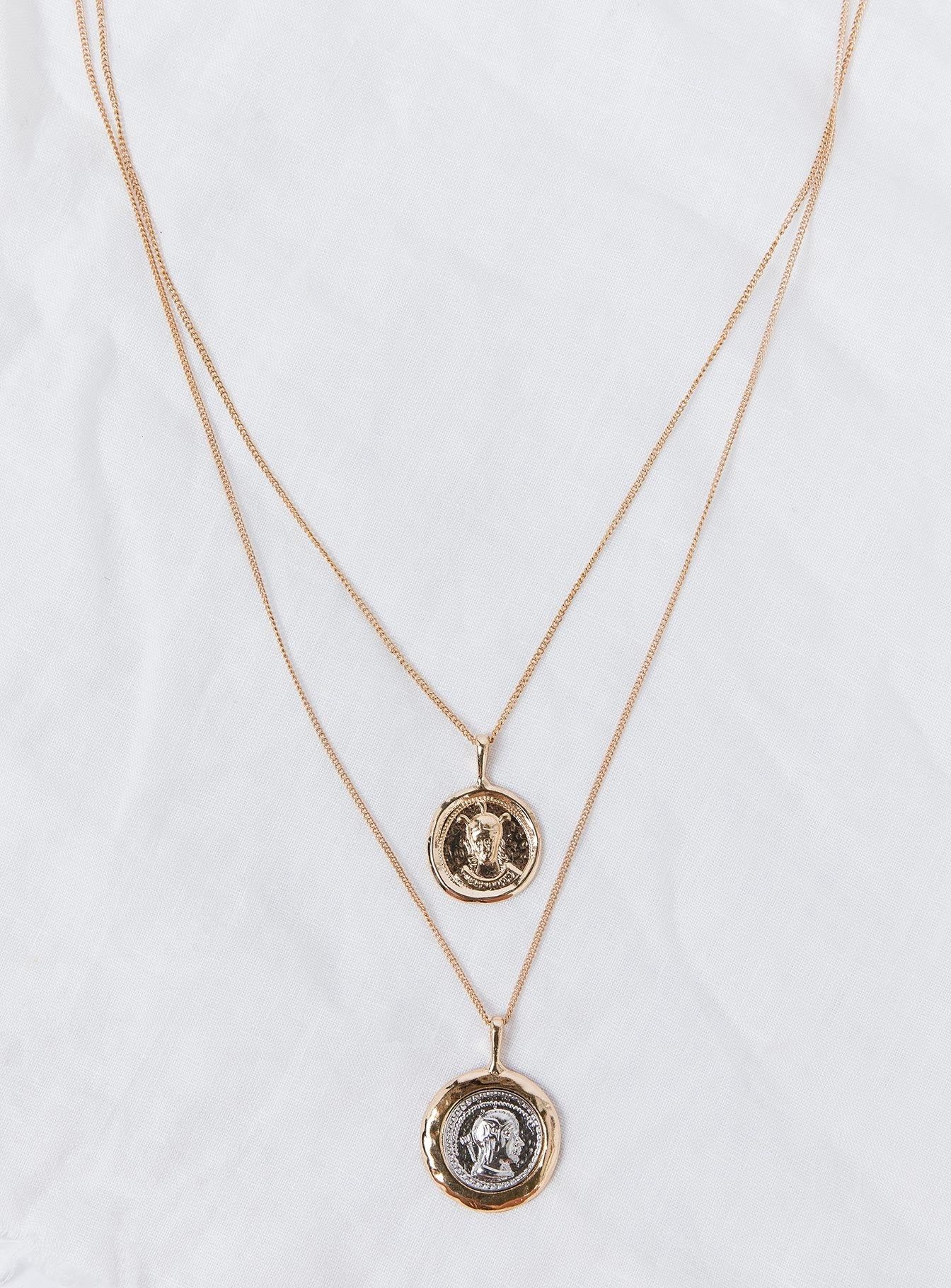 Lisa Love Necklace Gold | Princess Polly AU
