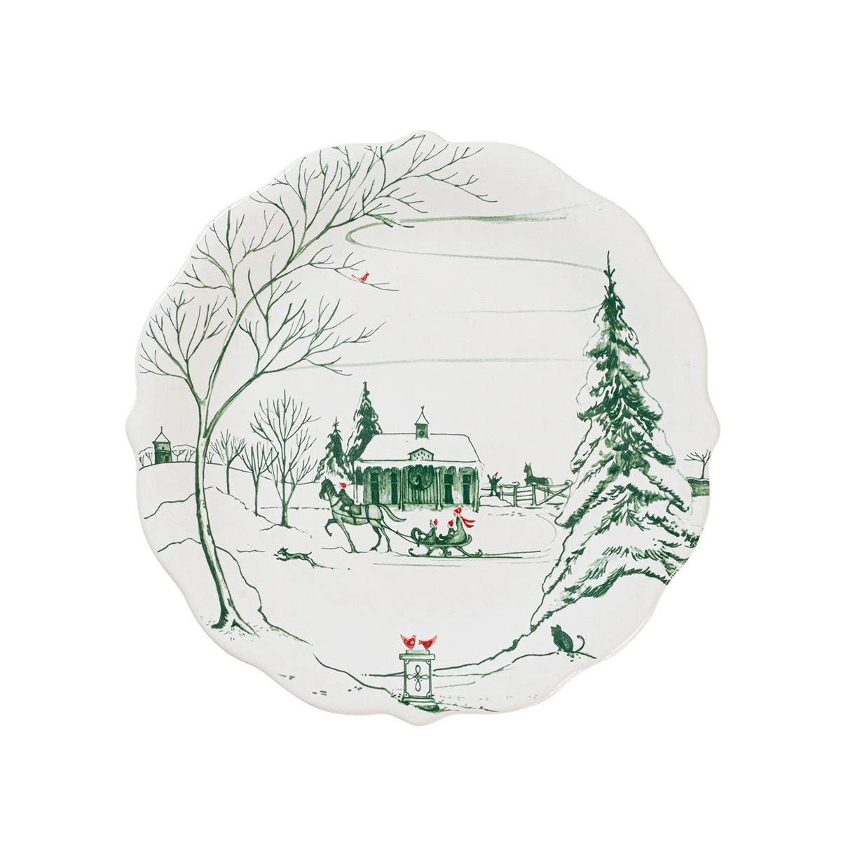 Country Estate Winter Frolic Party Plate Assorted | Wayfair North America