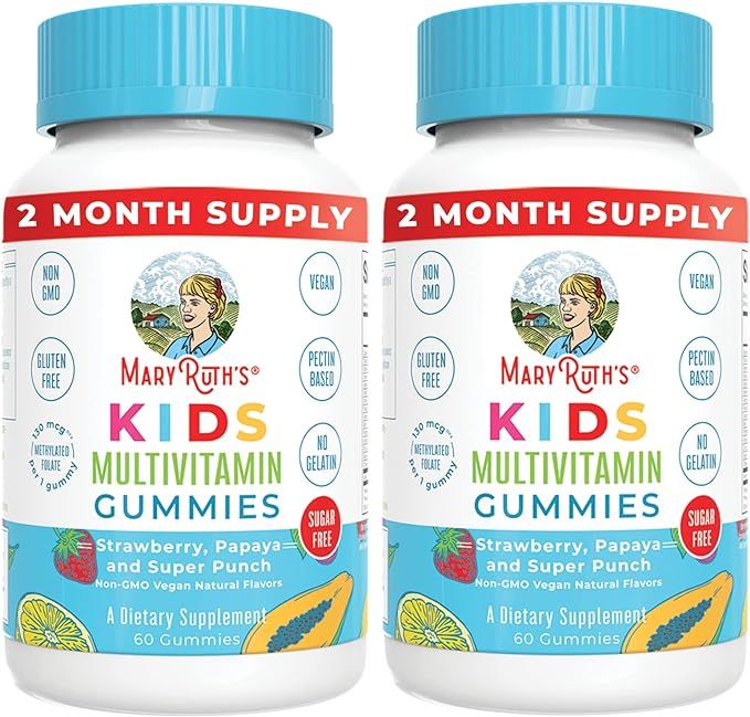 MaryRuth's Kids Multivitamin Gummies | 2 Month Supply | Sugar Free | Kids & Toddlers Ages 2+ | Es... | Amazon (US)