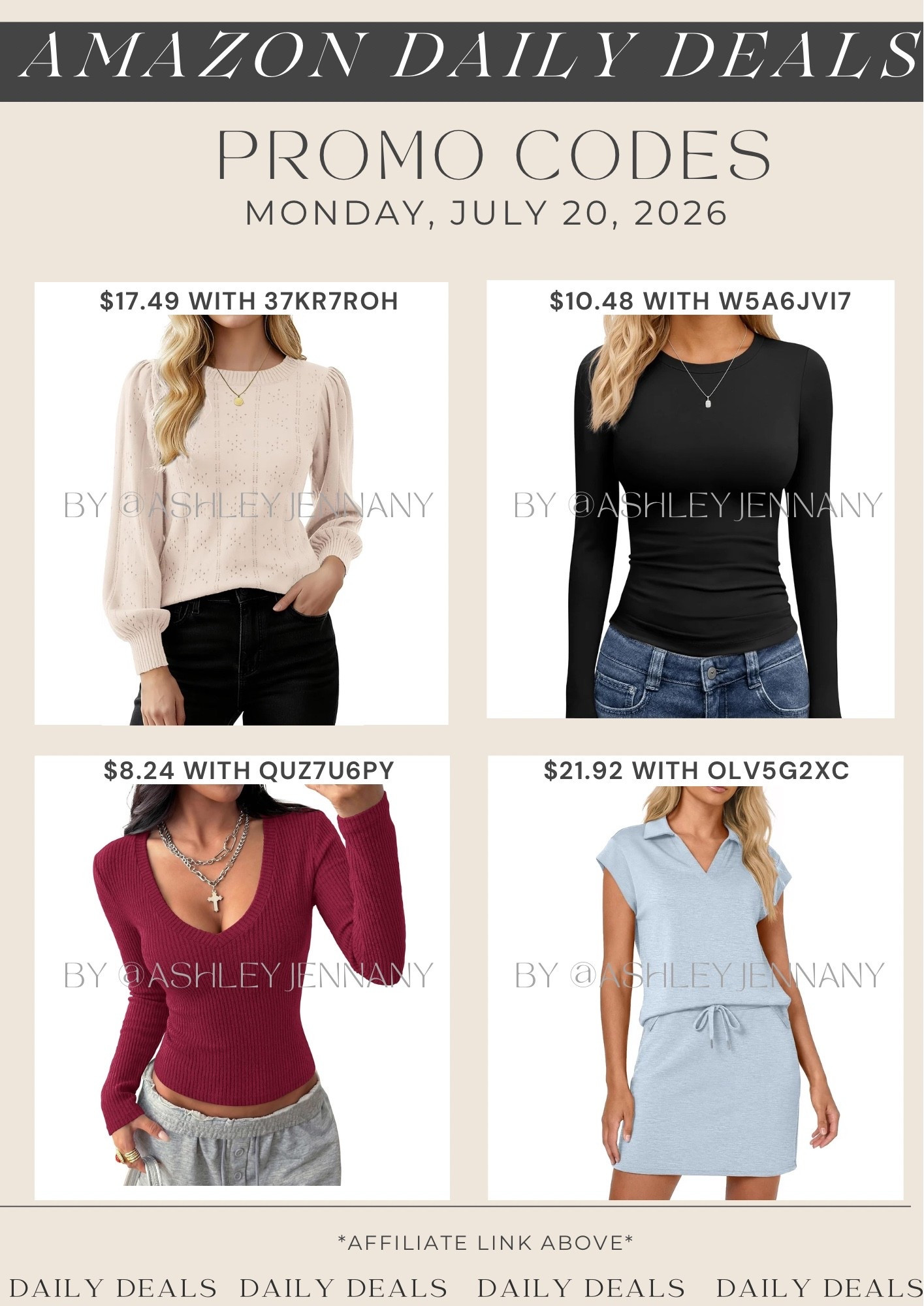 Amazon deals

#LTKSeasonal #LTKMidsize #LTKSaleAlert