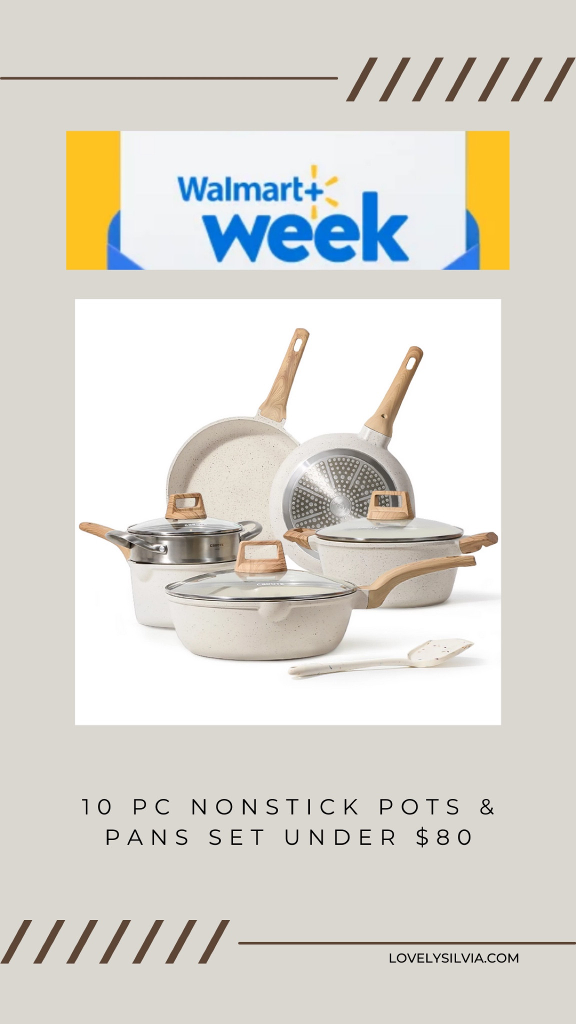 10 of neutral nonstick pots & pan set under $80!

home finds, kitchen finds, kitchen sale, Walmart sale, Walmart finds, Walmart + sale

#LTKunder100 #LTKhome #LTKsalealert