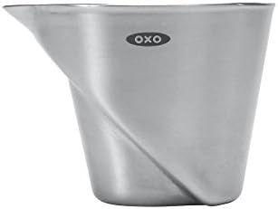 OXO 1233080 SteeL Angled Measuring Jigger, Stainless Steel,1EA | Amazon (US)