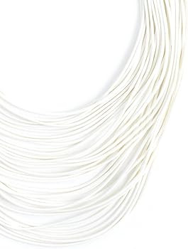 ZENZII Multi Strand Statement Bib Necklace with Magnetic Clasp for Women | Amazon (US)