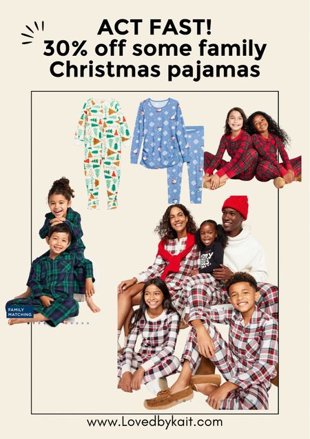 30% off Christmas family matching pajamas at old navy! 

#LTKfamily #LTKHolidaySale #LTKSeasonal