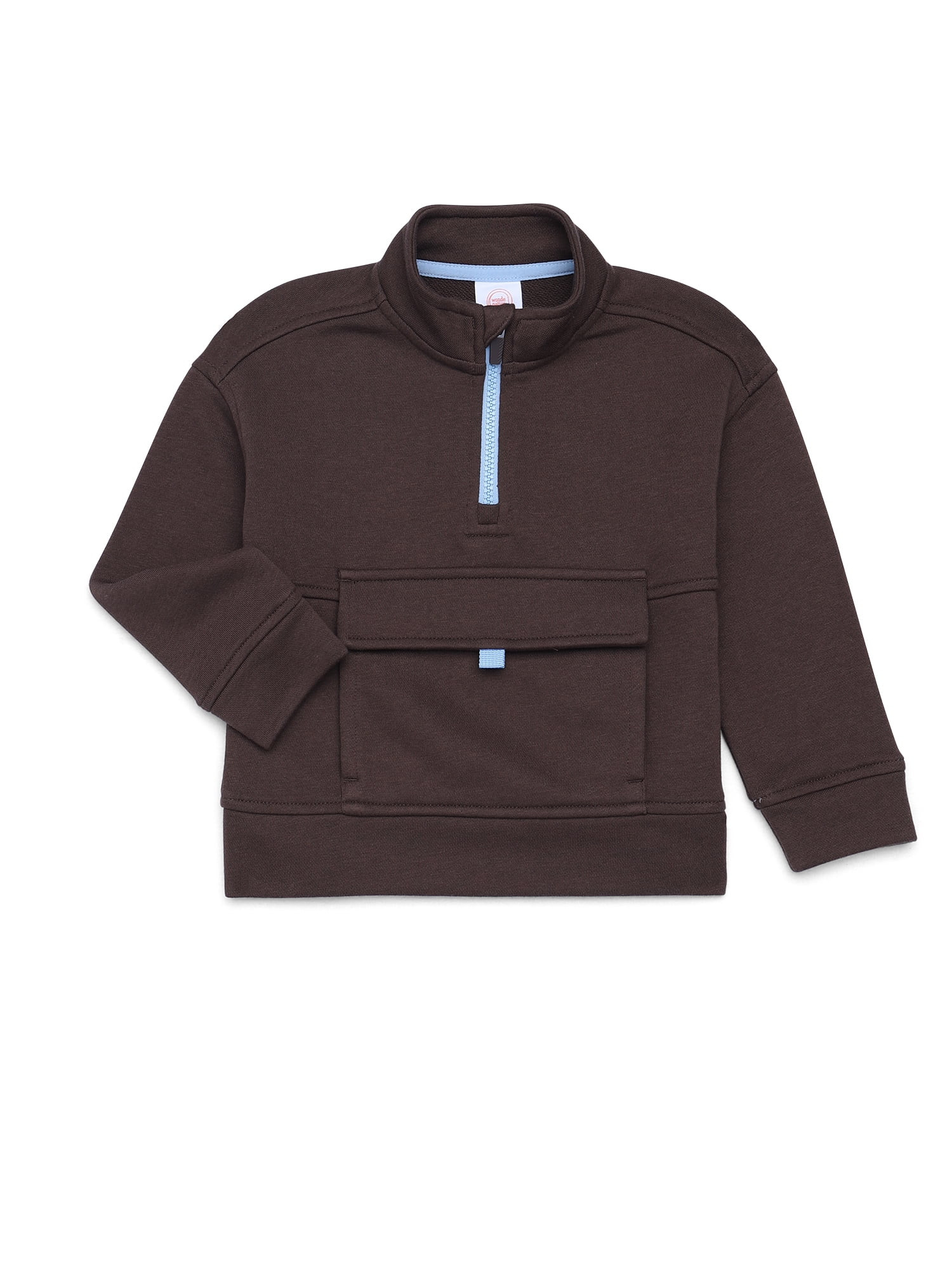 Wonder Nation Toddler Boys Quarter Zip Pullover, Sizes 12M-5T | Walmart (US)