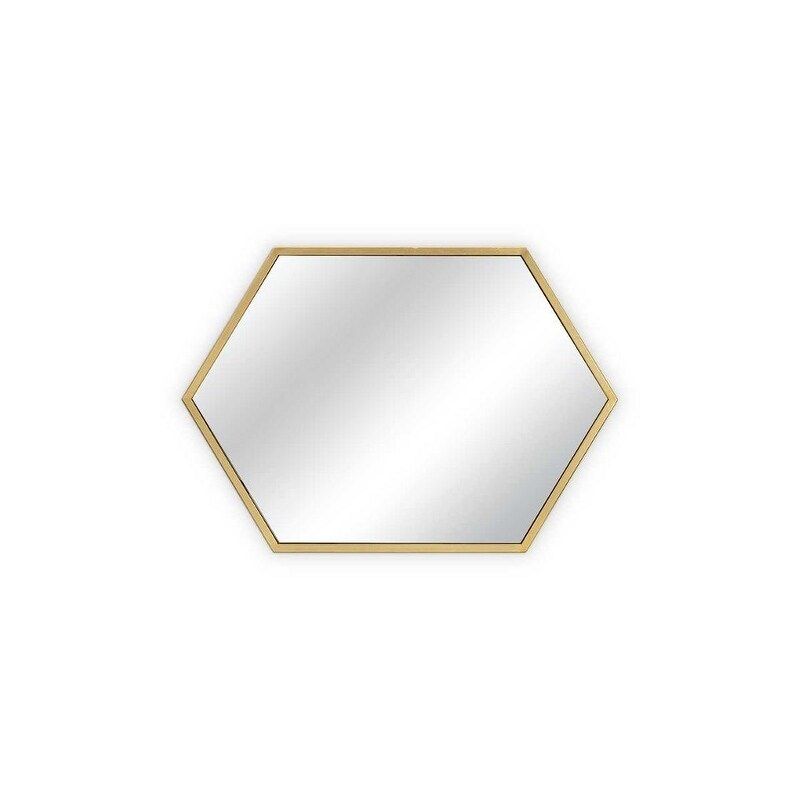 Sophia Diamond Gold Wall Mirror 34''x24'' - Antique Gold | Bed Bath & Beyond