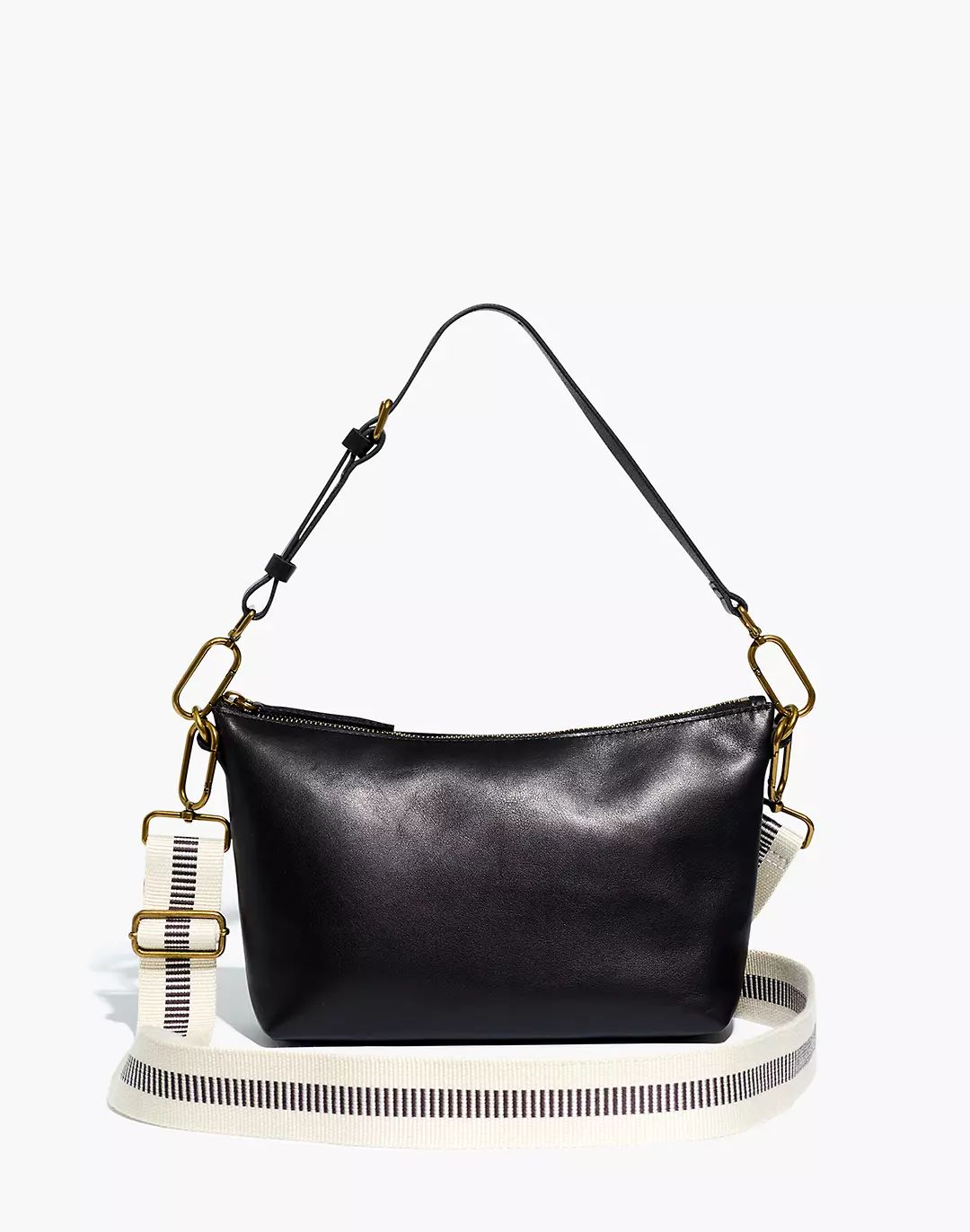 The Leather Carabiner Crossbody Sling Bag: Webbing Strap Edition | Madewell