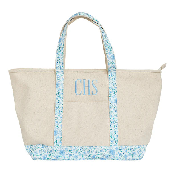 Floral Canvas Tote | Sprinkled With Pink