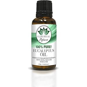Ethereal Nature 100% Pure Oil, Eucalyptus, 1.01 Fluid Ounce | Amazon (US)