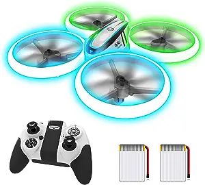 Q9s Drones for Kids,RC Drone with Altitude Hold and Headless Mode,Quadcopter with Blue&Green Ligh... | Amazon (US)