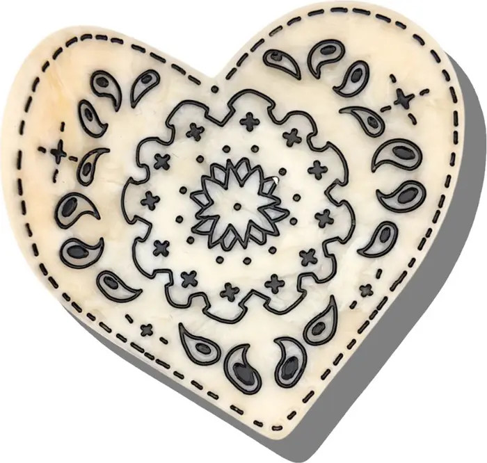 Paisley Heart Claw Hair Clip | Nordstrom