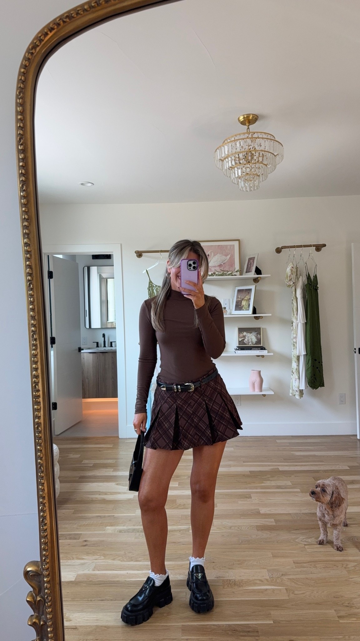 Walmart plaid skort styled for fall with brown long sleeve turtle neck 

Wearing smalls 

Fall outfits
Plaid skort
Chunky sweaters
Fall transitional
Date night
Game day
Coffee date
Pumpkin patch

#LTKSeasonal #LTKWorkwear #LTKFindsUnder50