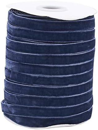 Pandahall 50 Yards Velvet Ribbon 3/8Inch Wide Single Face Velvet Ribbon Roll with Spool for Gift ... | Amazon (US)