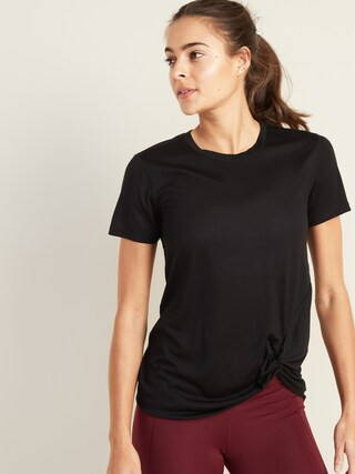 UltraLite Twist-Hem Performance Tee for Women | Old Navy (US)