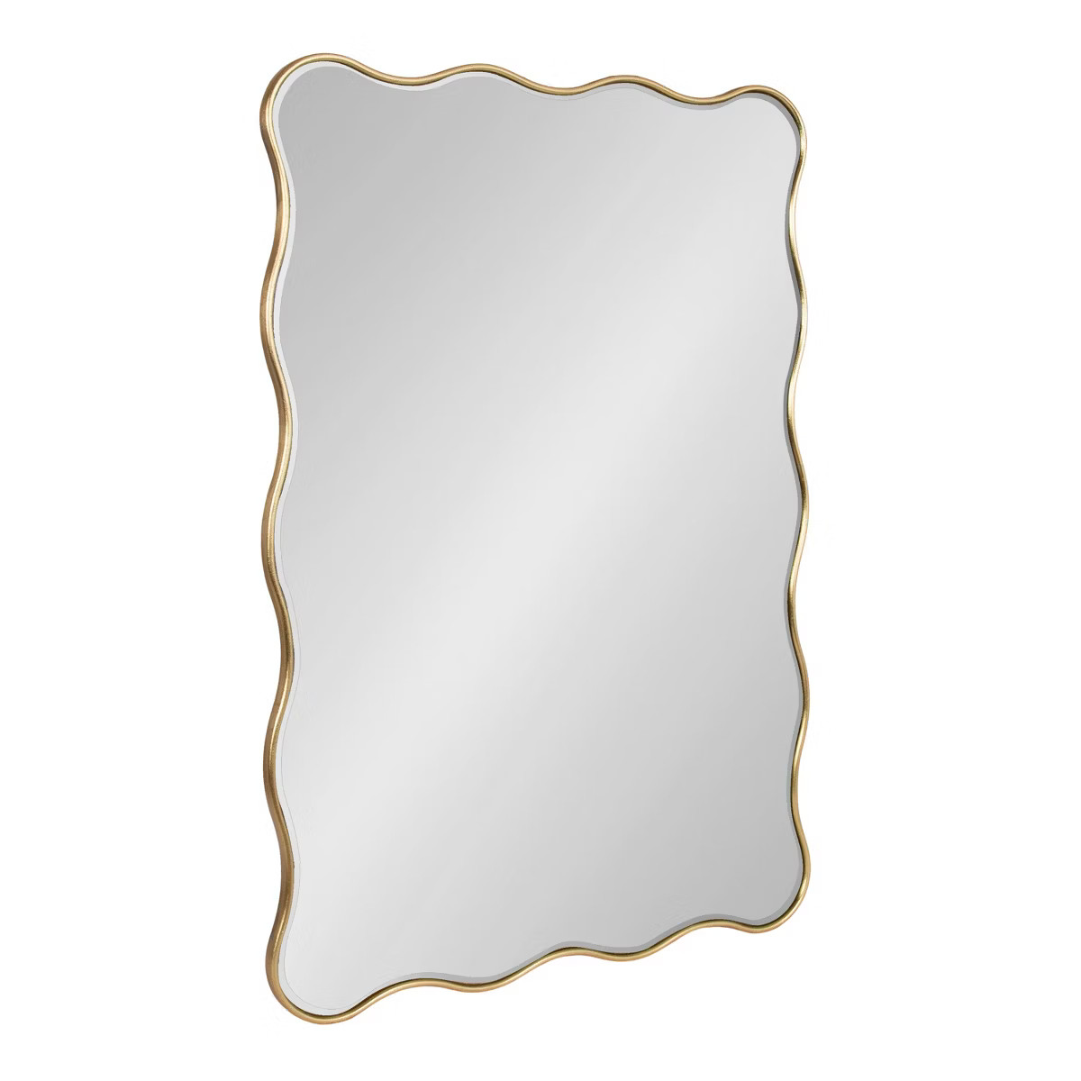 Kate & Laurel All Things Decor 24"x36" Viona Rectangle Scalloped Mirror | Target