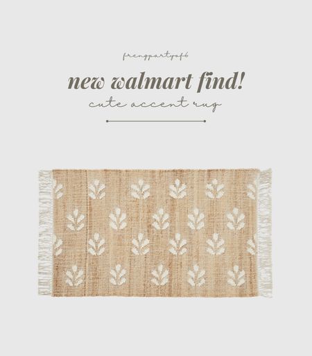 The cutest $20 accent rug, from Walmart. This will sell out so fast!

#LTKhome #LTKfindsunder50 #LTKstyletip