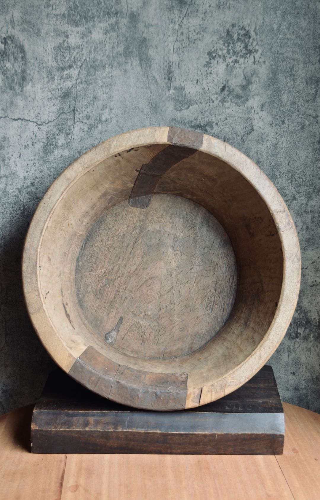 Extra Large Vintage Teak Wood Bowl Rustic Center Piece for - Etsy | Etsy (US)