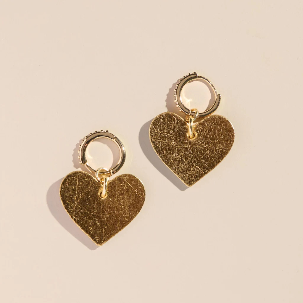 Vintage Gold Pavé Quinn | Nickel and Suede