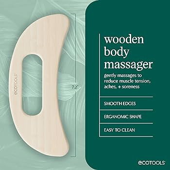 EcoTools Wooden Body Massager, Relieve Sore Muscles, Wood Massager Tool for Body, Unique Shape Pr... | Amazon (US)