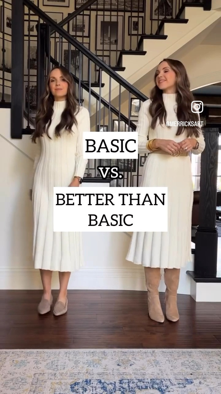 Sweater dress styled 2 ways for winter & fall 

#LTKSeasonal #LTKWorkwear #LTKStyleTip