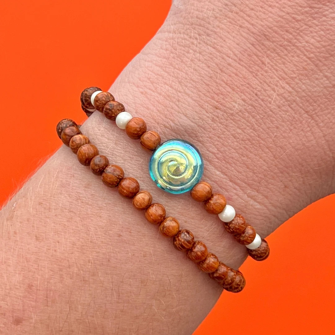 Moana Heart of Te Fiti Necklace Midi Bubble Beaded Bracelets - Etsy | Etsy (US)