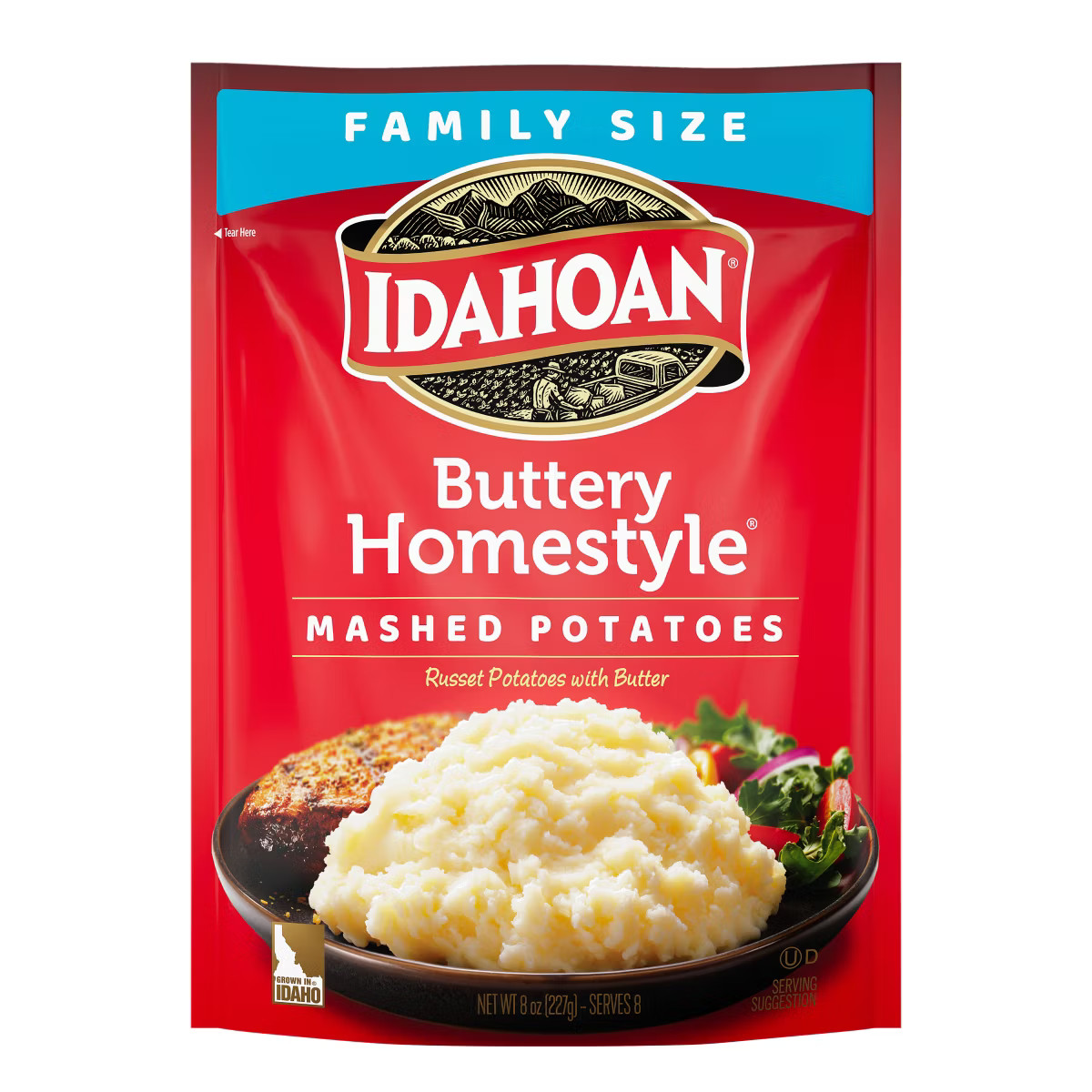 Idahoan Gluten Free Buttery Homestyle Mash Potatoes - 8oz | Target