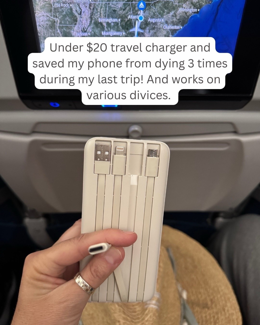 The most handy travel charger because you never know when you will need to charge a device 🙌🏻🙌🏻

#LTKspring #LTKTravel #LTKmomlife