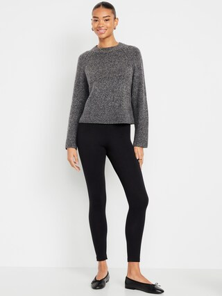 High-Waisted Fleece-Lined Leggings 3-Pack | Old Navy (US)