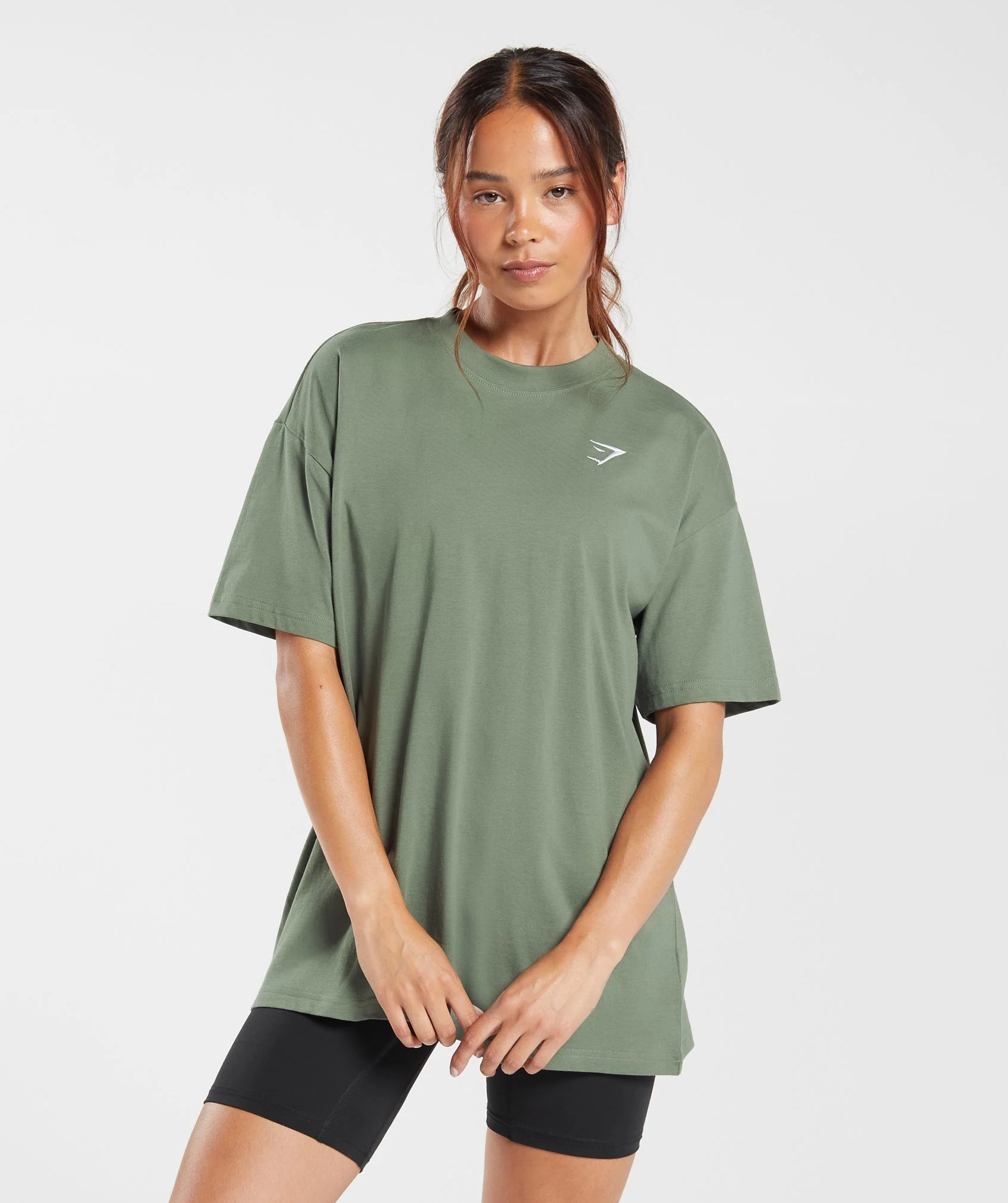 Gymshark Training Oversized T-Shirt - Dusk Green | Gymshark CA