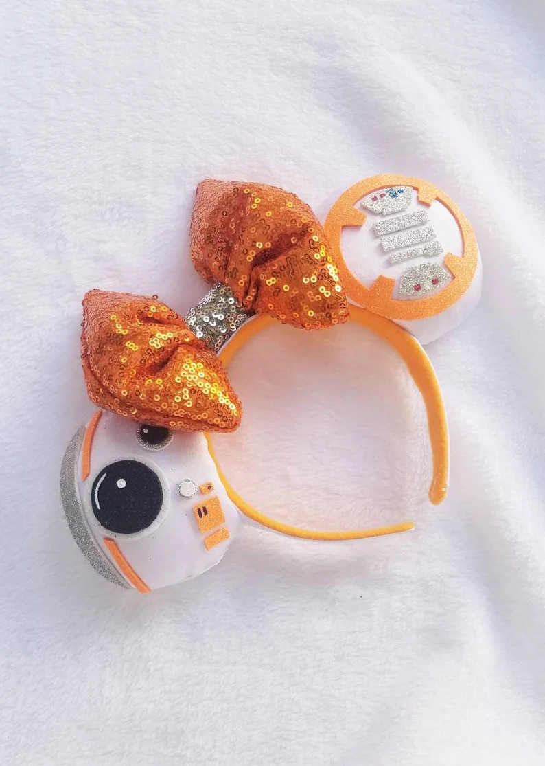 Bb8/star Wars/galaxy Edge Inspired Magical Mouse Ears . - Etsy | Etsy (US)