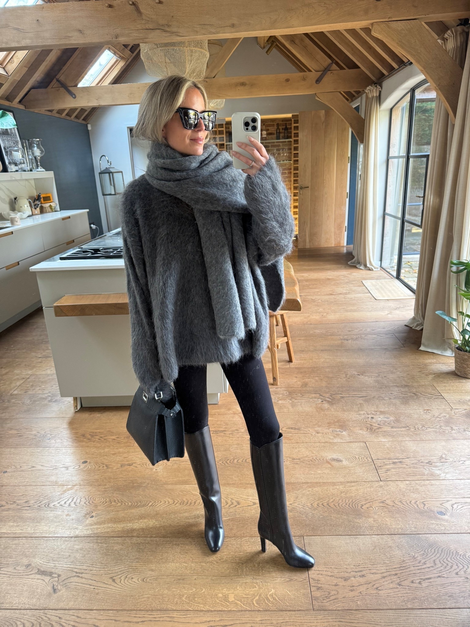 The best leggings which I’ve had for years 🖤 they come true to size- 
Wearing XS 
My jumper is old season Toteme and boots are YSL which are also from last year.

#LTKeurope #LTKautumn #LTKwinter