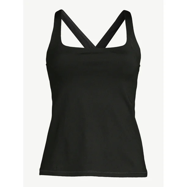 Love & Sports Women's Criss Cross Back Tank Top - Walmart.com | Walmart (US)