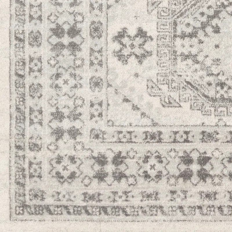 Wolbert Oriental Light Gray/Medium Gray/Khaki Area Rug | Wayfair North America