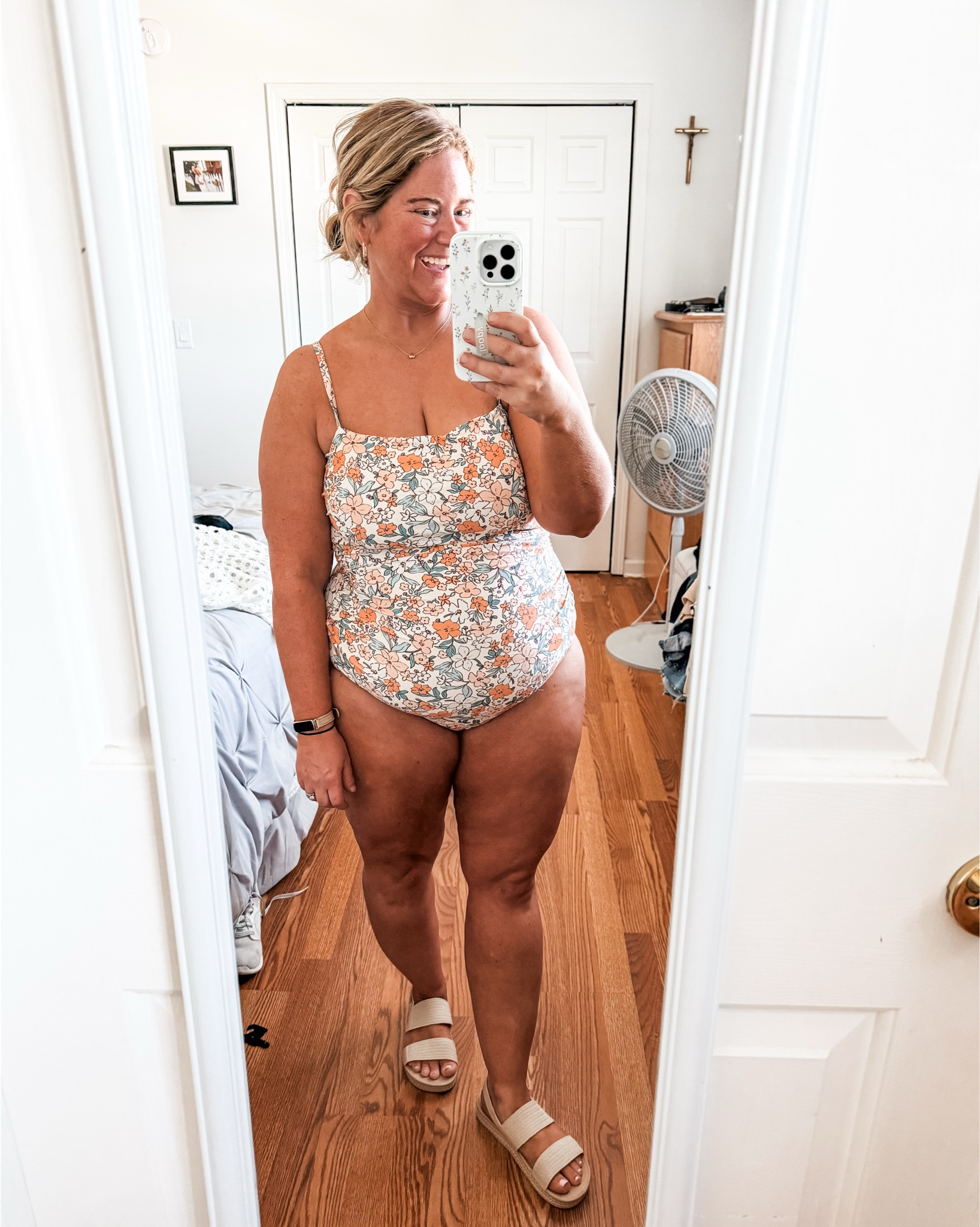 This swimsuit is the perfect mom suit!  Great coverage and tummy control.  Wearing an XL  

#LTKSwim #LTKSeasonal #LTKMidsize