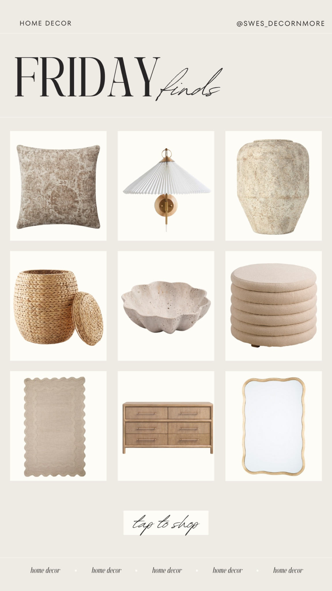 Friday Finds: Neutral home decor I'm loving from Marshalls, T.J.Maxx, Crate & Barrel, Amazon, and Wayfair. Perfect fall accents!

#LTKStyleTip #LTKHome #LTKSeasonal