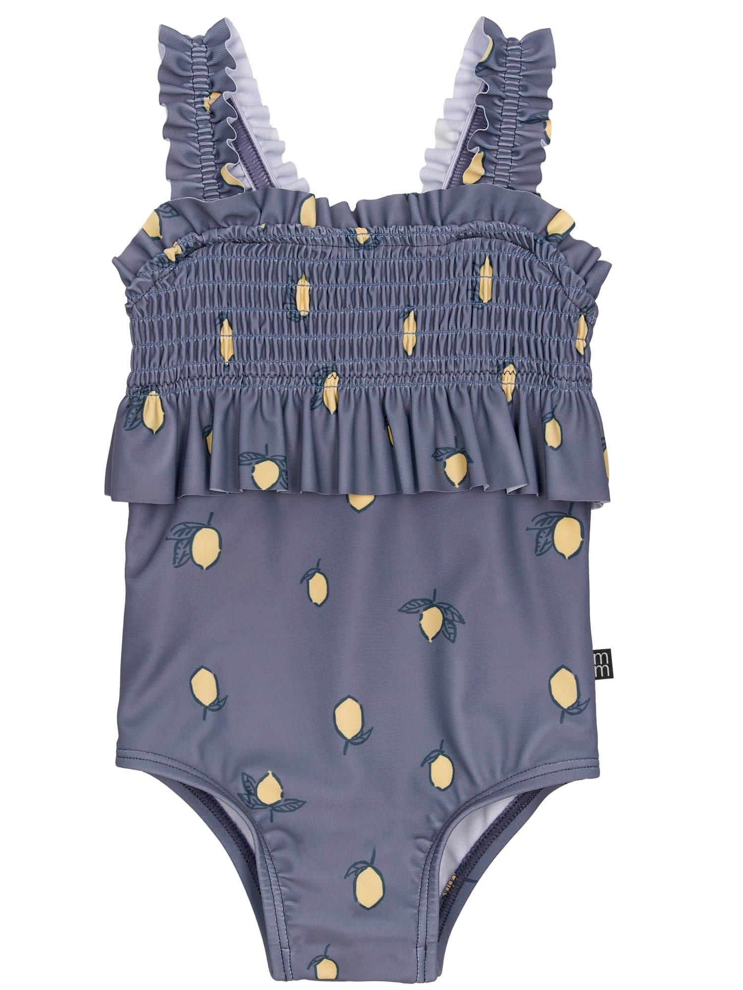 Modern Moments by Gerber Polyester Blue Breathable One Piece Bubble Swimsuit, 6-9 Months | Walmart (US)