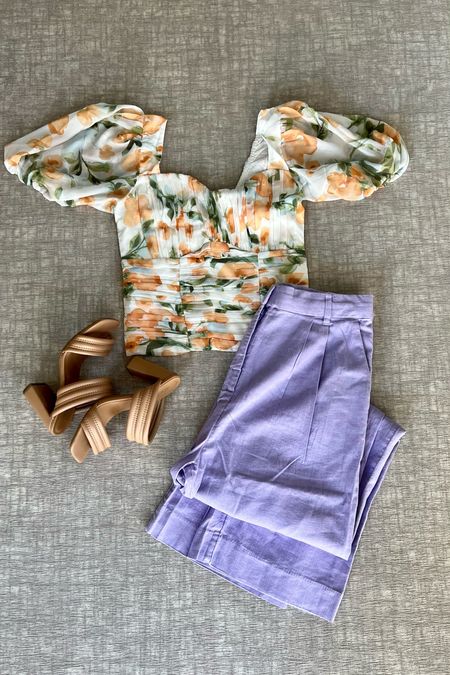 New arrivals Abercrombie
Pants: purple size medium
Top: white floral size small

Flat lay outfit / spring look / flatlay / outfit planning / spring florals

#LTKstyletip #LTKsalealert #LTKSeasonal