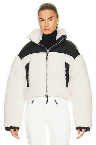 Maya Shearling Puffer Jacket | FWRD 