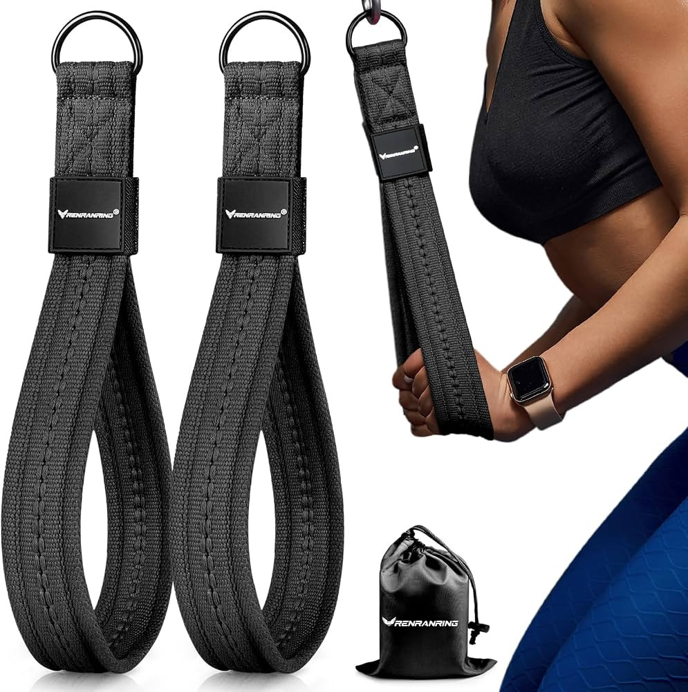 Tricep Rope Cable Attachment Handles for Gym, 13inch Exercise Handles, Tricep Pull Down Attachmen... | Amazon (US)