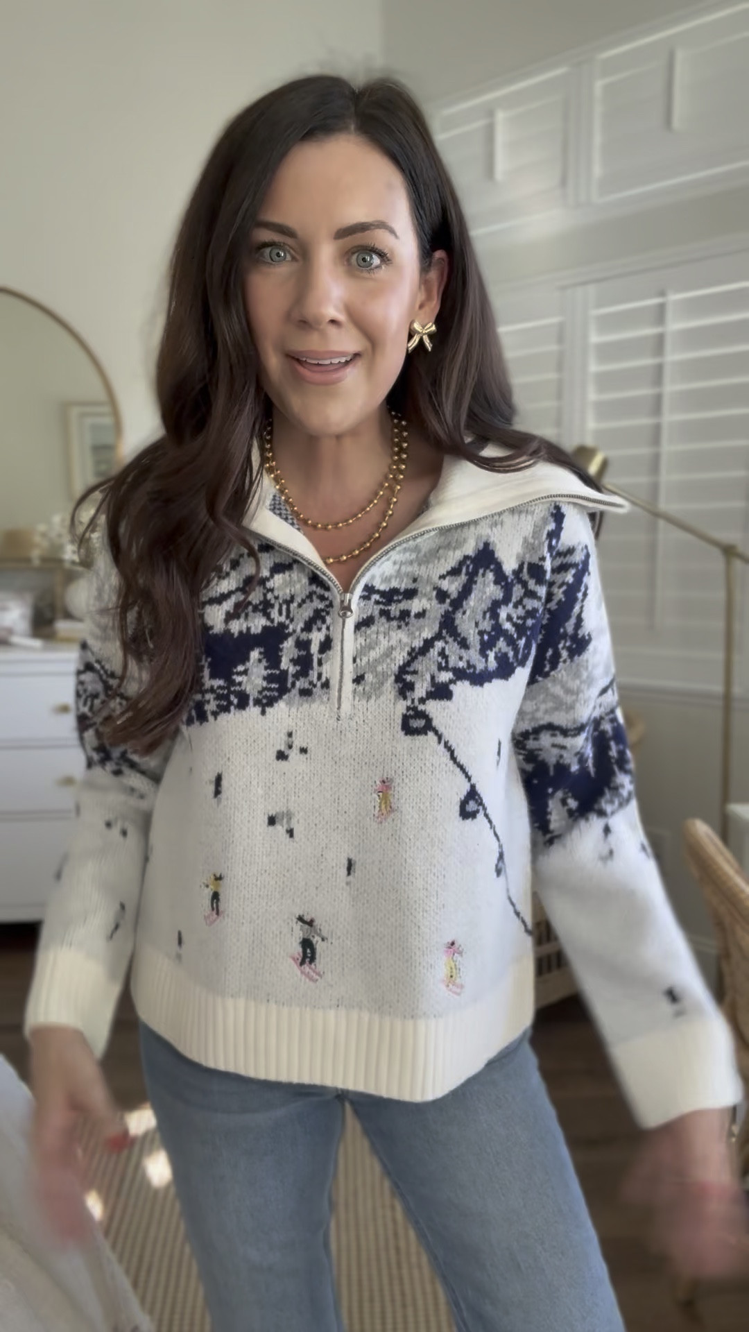 Target quarter zip-medium
Love that the little skiers are embroidered on— the sweater is so soft!

#LTKFindsUnder50 #LTKTravel #LTKHoliday