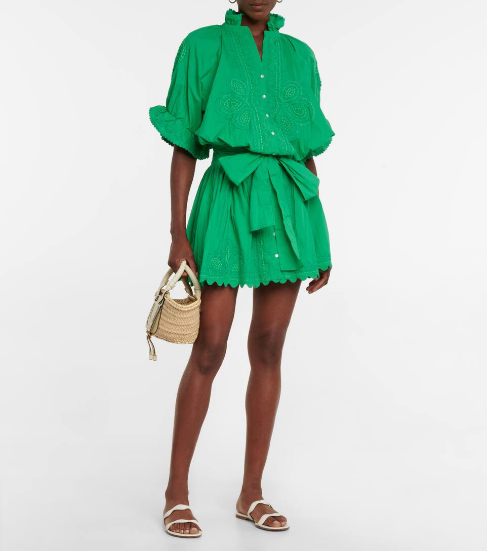 Exclusive to Mytheresa – Embroidered cotton minidress | Mytheresa (US/CA)