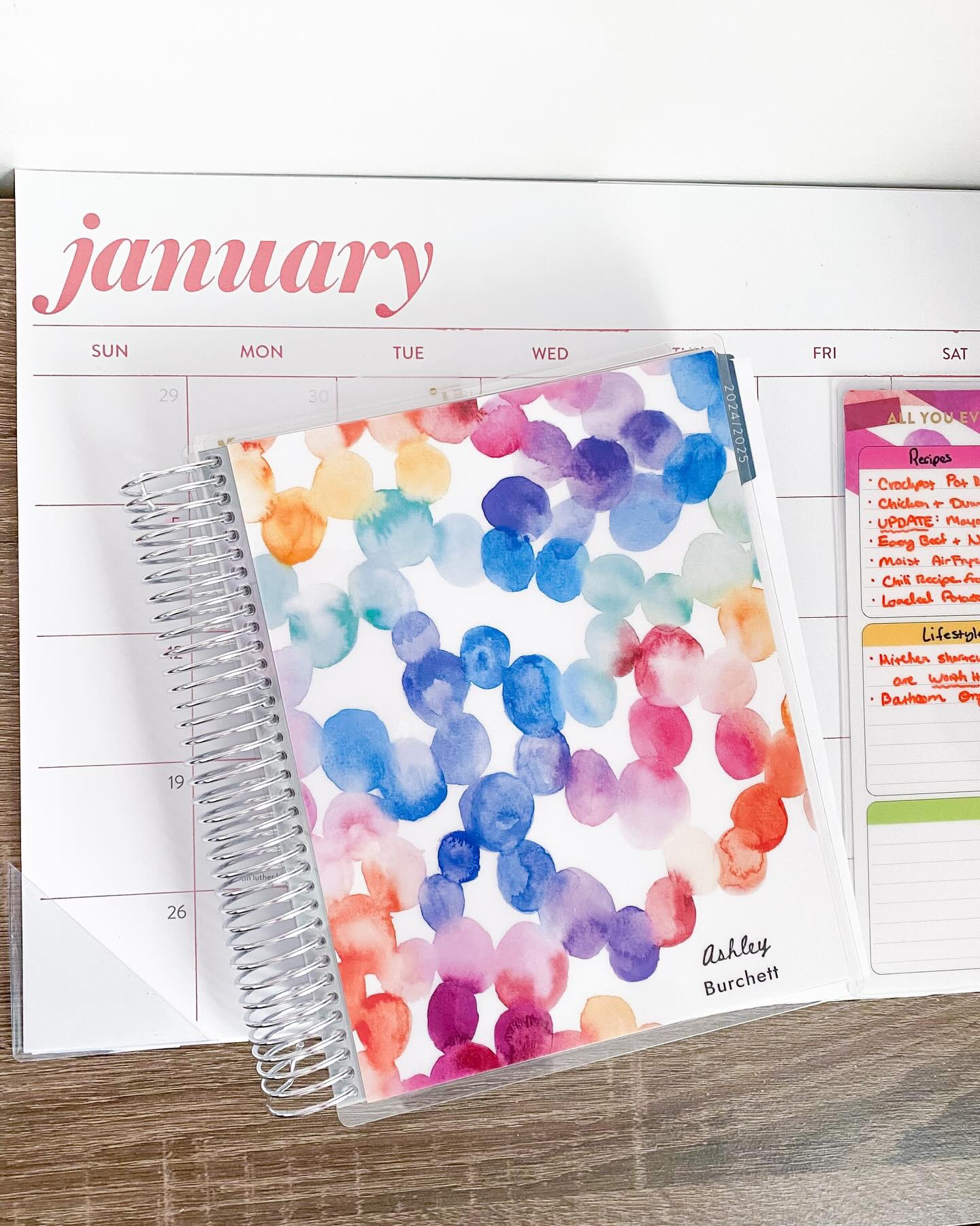 Reminiscing over my 2025 LifePlanner since it’s almost time to grab my 2026!
 
I’m in love with this gorgeous watercolor drops cover and it not only brightens up my desk, but my day too! 💧🌈 Peep the metallic monthly deskpad, snap-in dashboard and a throwback planner page too!
 
If you have an @erincondren LifePlanner or want some inspiration for how to use spaces in your planner, grab your coffee ☕️ and come hang with me over on the blog!
 
Use my LINK in bio or direct link ➡️ https://bit.ly/3CpIQbj
 

💗 Ashley

#MakeLifeMarvelous #ecsquad #erincondrenlifeplanner #erincondren #plannercommunity #plannersetup #lifestyleblogger #ohioblogger

#LTKSeasonal #LTKHome #LTKFindsUnder100