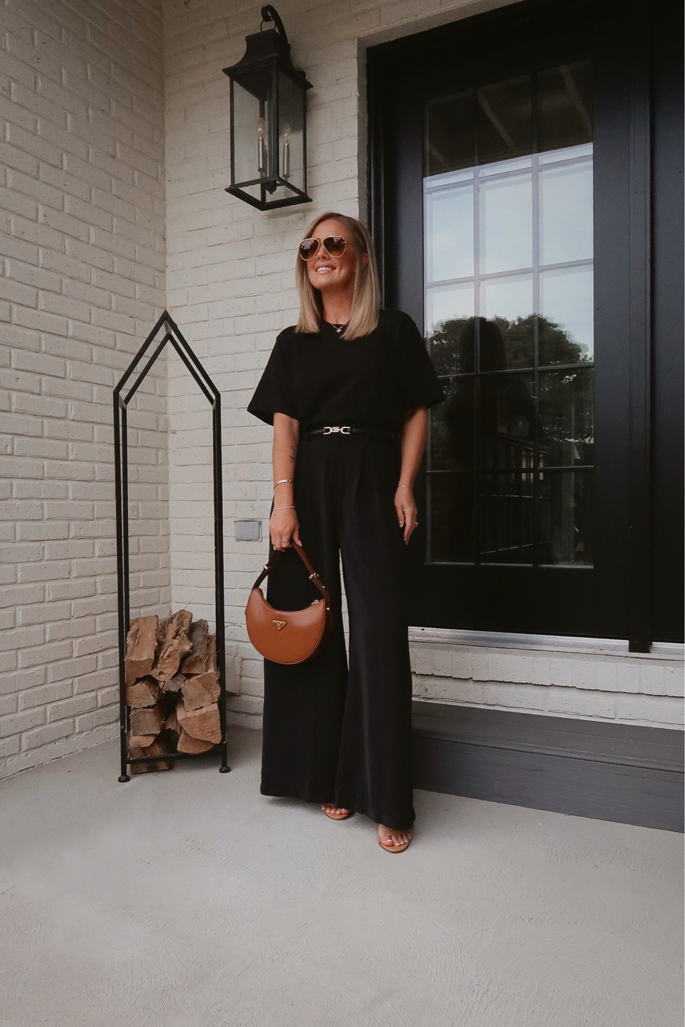 Small Amazon tee / XS Amazon trousers / Adjustable belt also from Amazon! 🖤

#LTKfindsunder50 #LTKsalealert #LTKworkwear