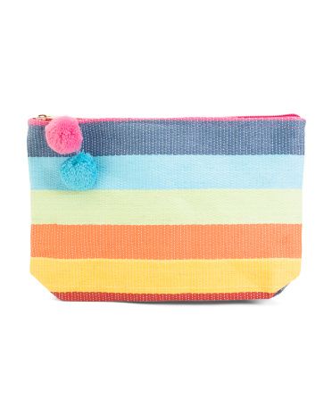 Striped Zip Pouch | TJ Maxx